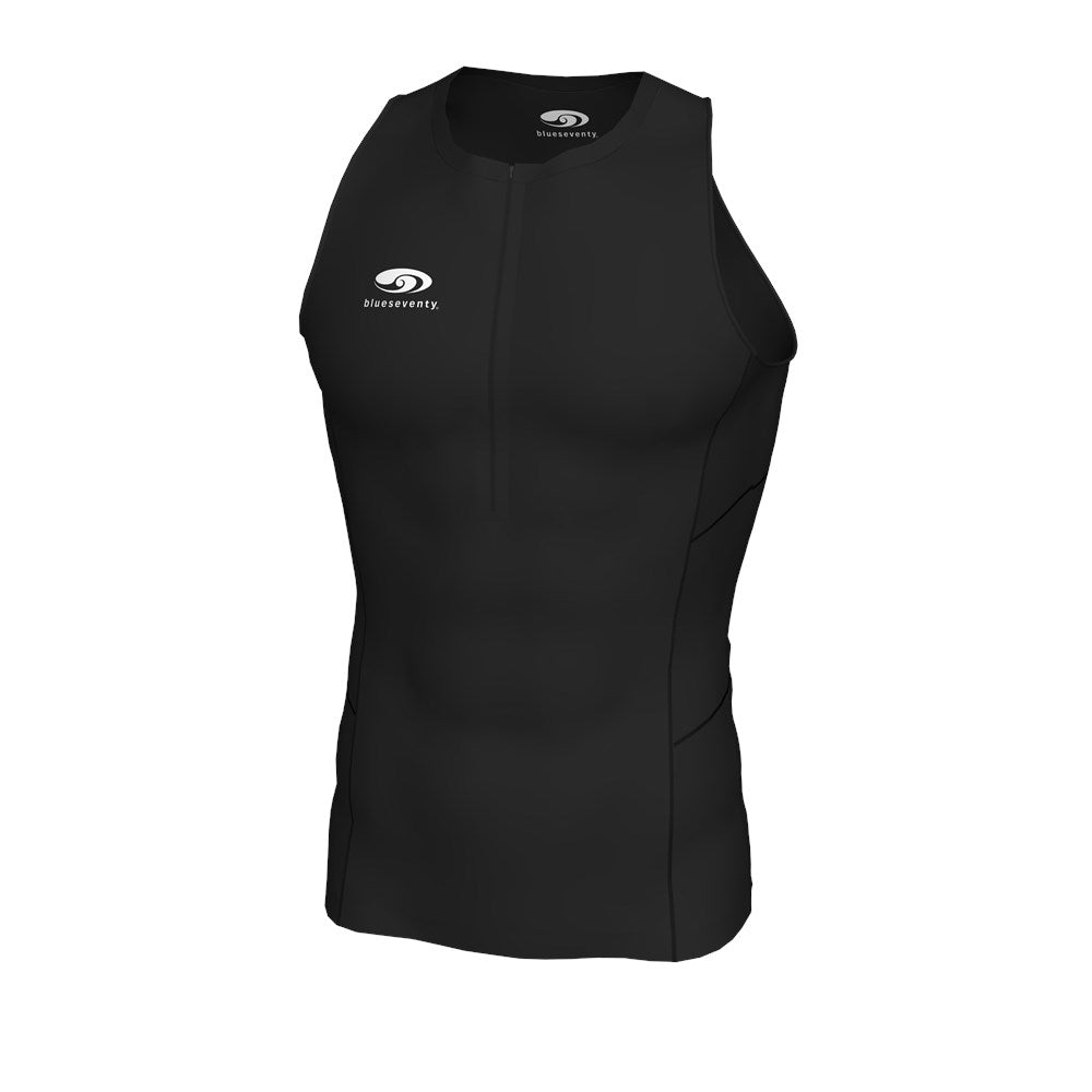 BLUE70 TX1000 MENS TRI SINGLET - BLACK