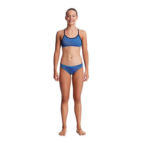 FUNKITA RACERBACK TWO PIECE - VAPOUR SCALE