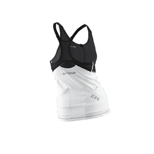 ORCA WOMENS 226 SUPPORT SINGLET 2014 TRI TOP - BLACK/WHITE