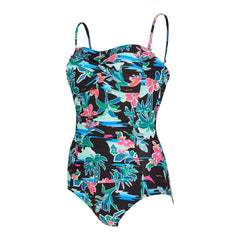 ZOGGS WOMENS RETRO SURF RUCHED BANDEAU e
