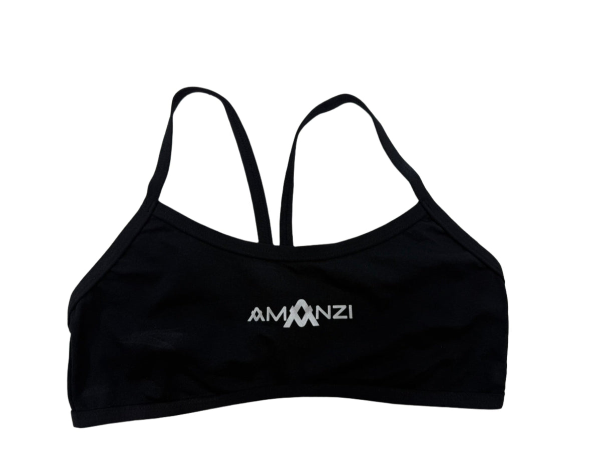 AMANZI WOMENS JET BLACK SPORT TOP - W8