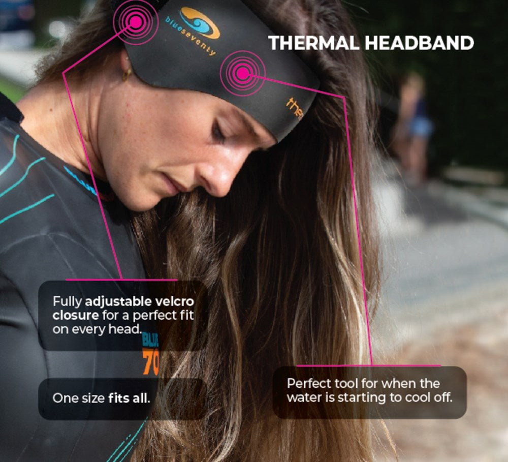BLUE70 THERMAL HEADBAND - BLACK