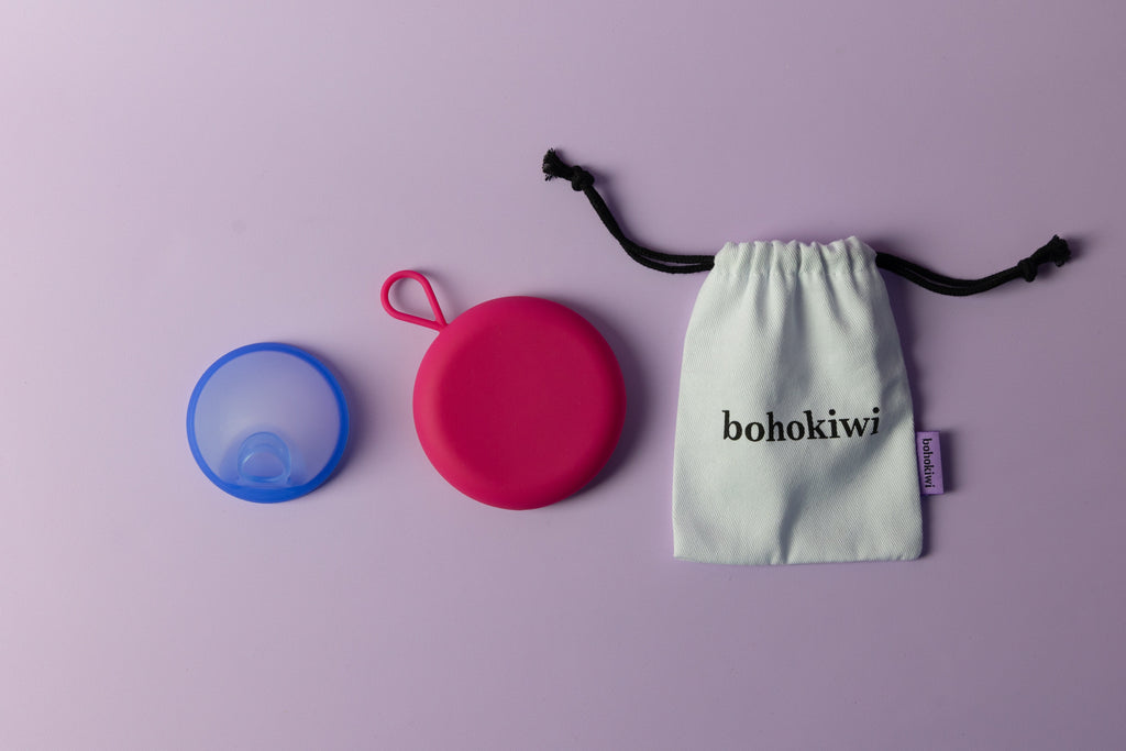 BOHOKIWI MENSTRUAL DISC & ROUND DISC CARRIER CASE SET