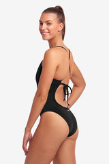 LADIES STILL BLACK TIE ME TIGHT ONE PIECE