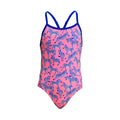 FUNKITA GIRLS TWISTED TWINKLE TOES ONE PIECE SWIMSUIT