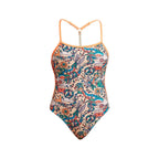 FUNKITA TWISTED STRAP ONE PIECE SWIMSUIT