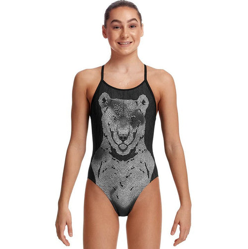 FUNKITA DIAMOND BACK ONE PIECE SWIMSUIT - BEAR BUM