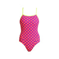 FUNKITA SINGLE STRAP ONE PIECE SWIMSUIT - DAISY DOTS