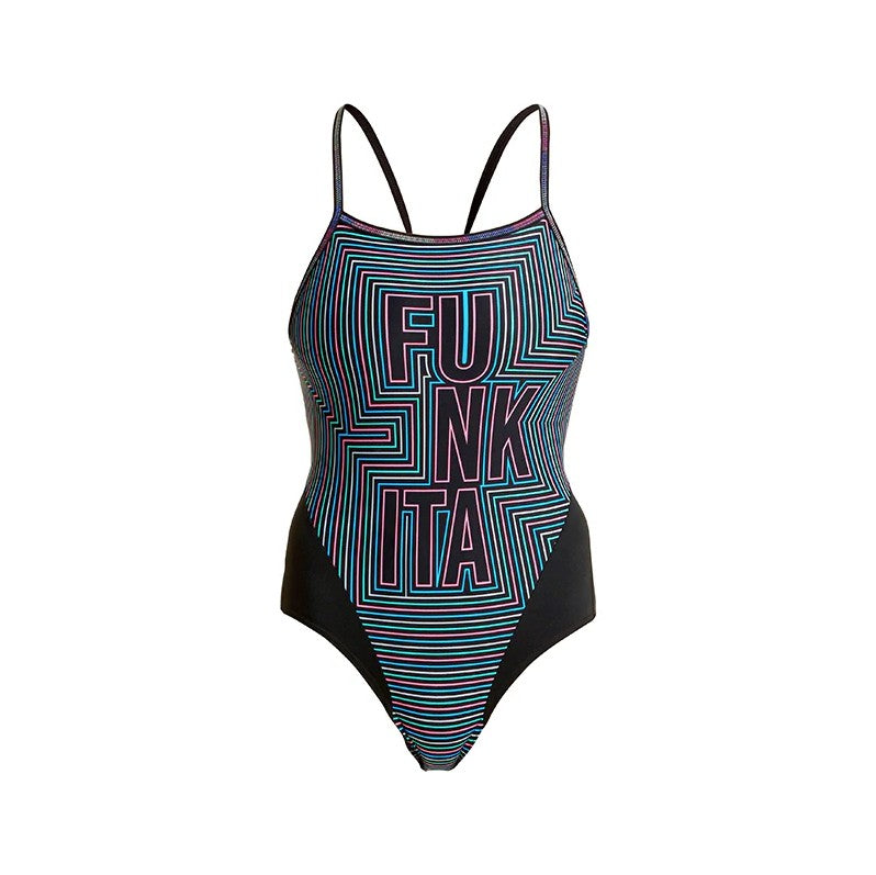 FUNKITA SINGLE STRAP ONE PIECE SWIMSUIT - USE YOUR ILLUSION