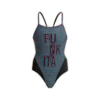 FUNKITA SINGLE STRAP ONE PIECE SWIMSUIT - USE YOUR ILLUSION