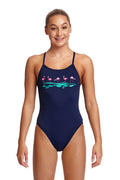 FUNKITA SINGLE STRAP ONE PIECE SWIMSUIT