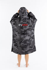 UNISEX BLACK CAMO/BLACK LONG SLEEVE DRYROBE