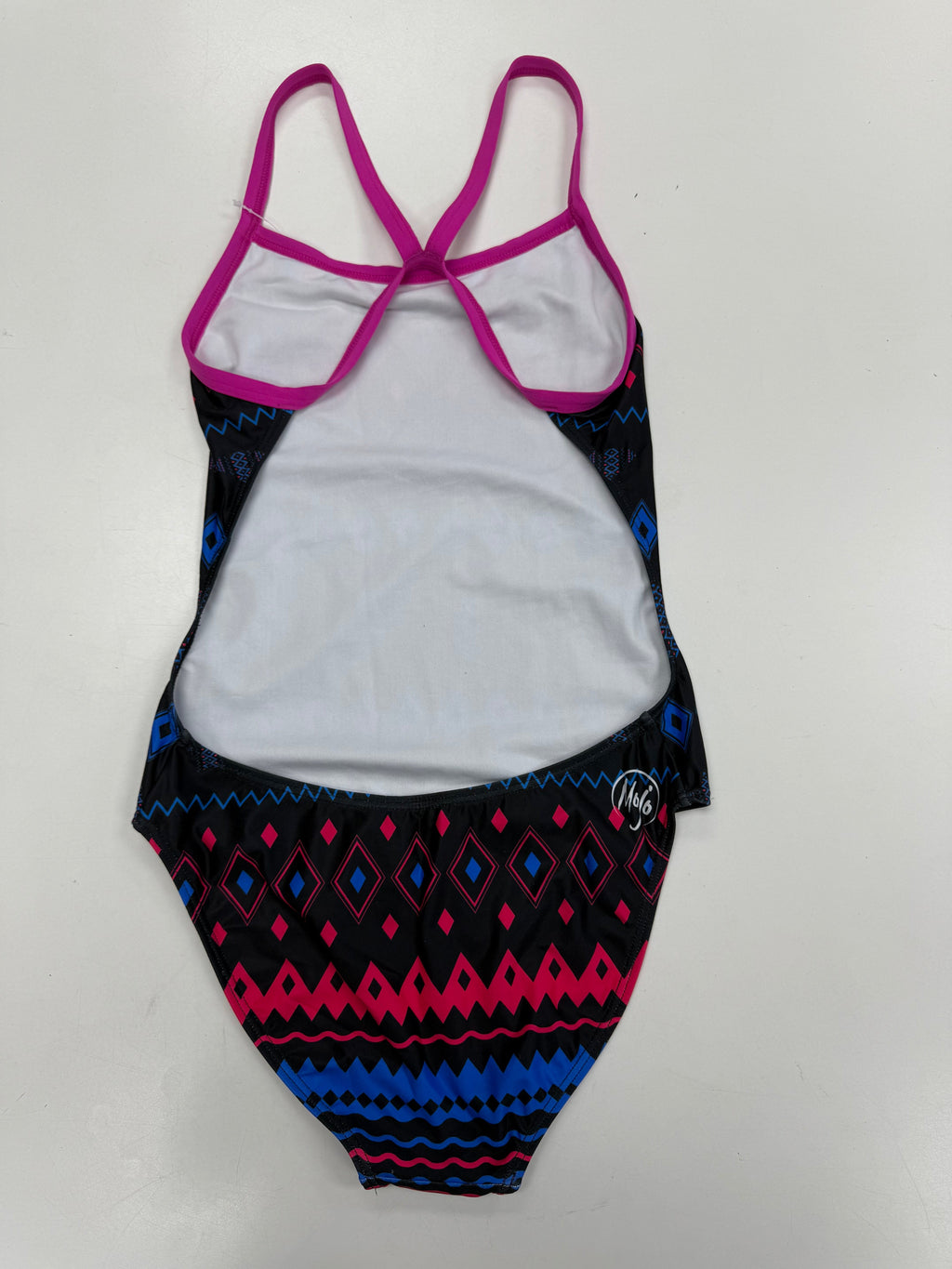 MOJO WOMENS LOVE DIAMONDS SUN BACK ONE PIECE SWIMSUIT