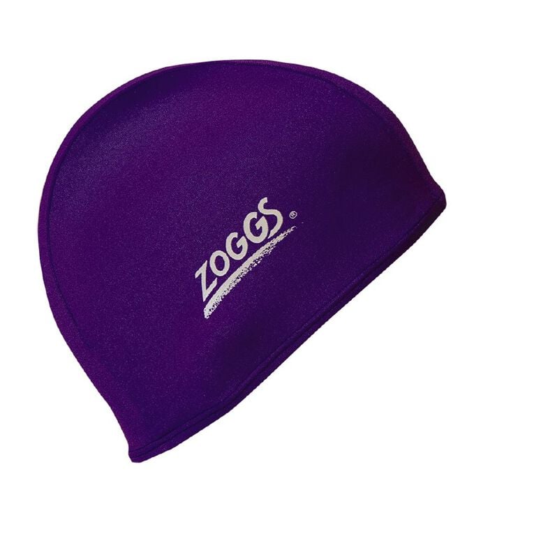 ZOGGS DELUXE STRETCH SWIM CAP - PURPLE