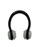 GLYDE HYDRALOCK STANDARD NOSE CLIP - BLACK/WHITE