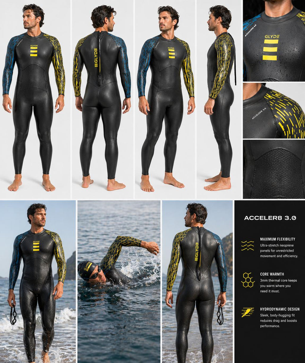 GLYDE MENS ZENITH AIR 5.0 - WETSUIT