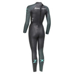 ZOGGS WOMENS PREDATOR TOUR SWIMMING & TRIATHLON WETSUIT - BLACK/TEAL