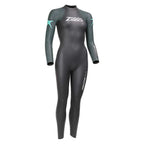 ZOGGS MENS PREDATOR TOUR SWIMMING & TRIATHLON WETSUIT - BLACK/TEAL