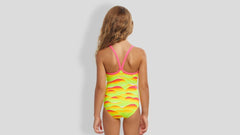 TODDLER GIRLS PRINTED ONE PIECE CUSTARD TART FUNKITA