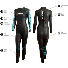 WOMENS FX3 FULLSLEEVE WETSUIT ZOGGS