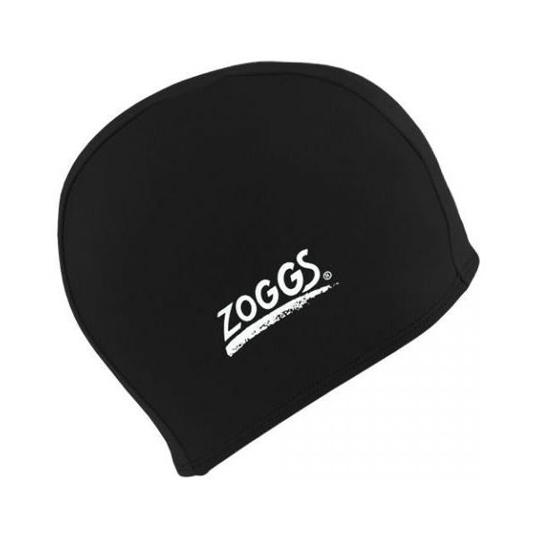 DELUXE STRETCH SWIM CAP BLACK ZOGGS