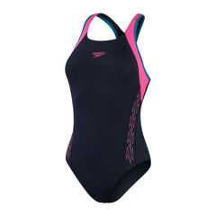 SPEEDO WOMENS HYPERBOOM FLYBACK NAVY