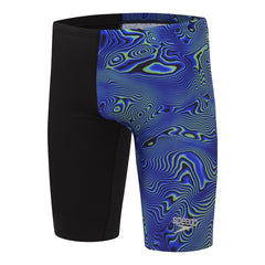 MENS ALLOVER DIGITAL V-CUT JAMMER COBALT NAVY