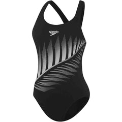 SPEEDO WOMENS ECO KIWI MEDALIST BLACK