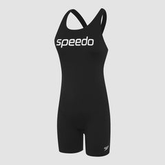 ENDURANCE+ LEADERBACK SPORT LEGSUIT/BLK/WHIT SPEEDO