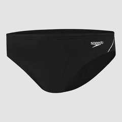 MENS ENDURANCE LOGO BRIEF BLACK WHITE