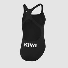 KIWI ONE PIECE BLACK/SILVER SPEEDO