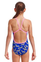 GIRL'S PRANCE PARTY SINGLE STRAP ONE PIECE