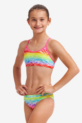 GIRL'S LAKE ACID RACERBACK TWO PIECE