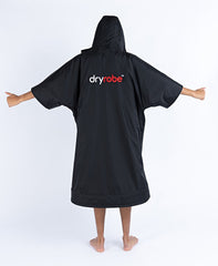 UNISEX BLACK/GREY SHORT SLEEVE DRYROBE